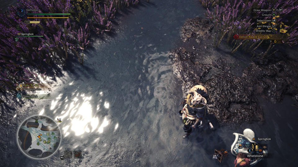 Monster Hunter World Water Reflection On