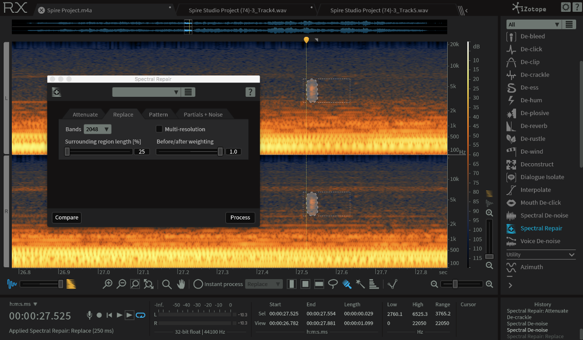 iZotope screenshot - building a PC for music production and audio work