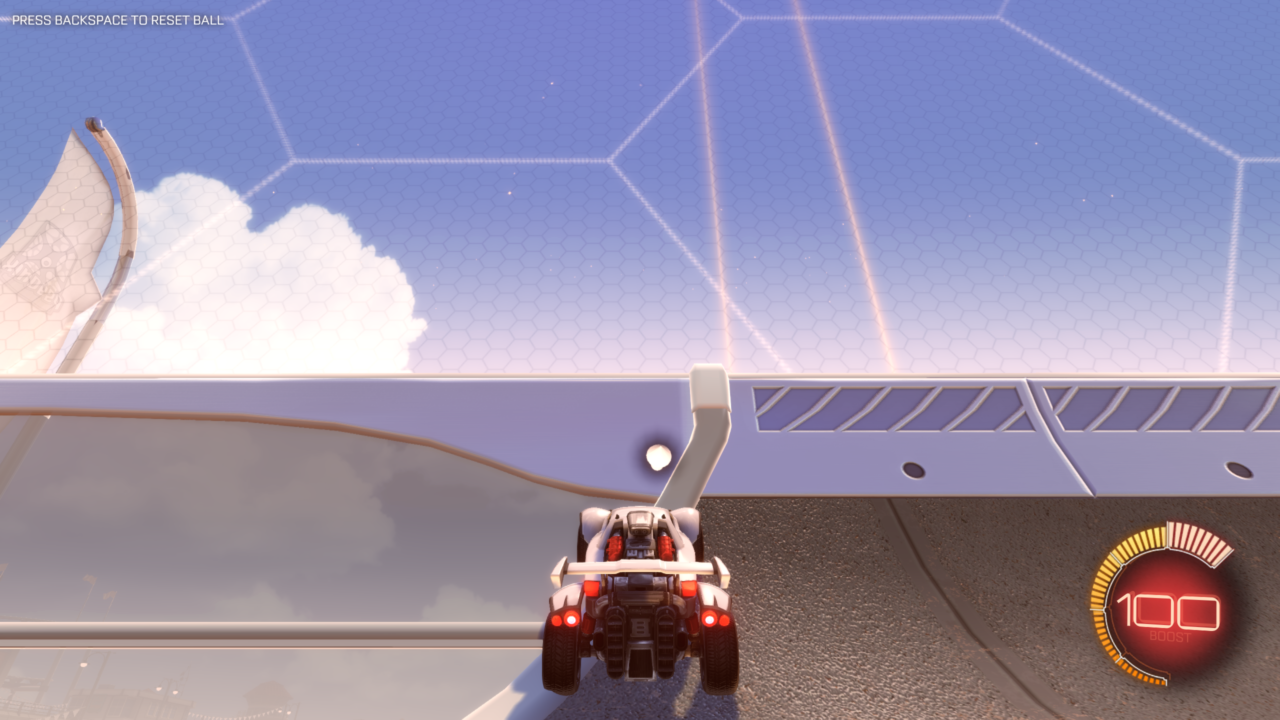 Rocket League Light Shafts Lens Flares Off