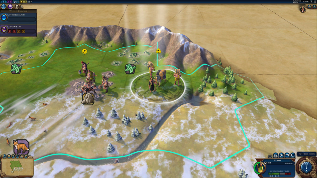 Civ VI Terrain Minimum Settings