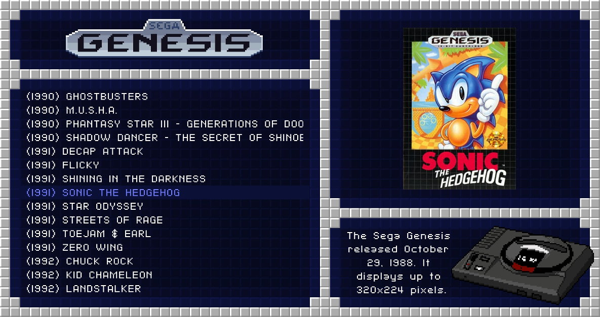 Секреты игр сега. Sega Genesis Classics (ps4). Sega Mega Drive Classics список игр. Sega Mega Drive 2 эмулятор. Игры эмулятор ps3 Sega Mega Drive Classics.